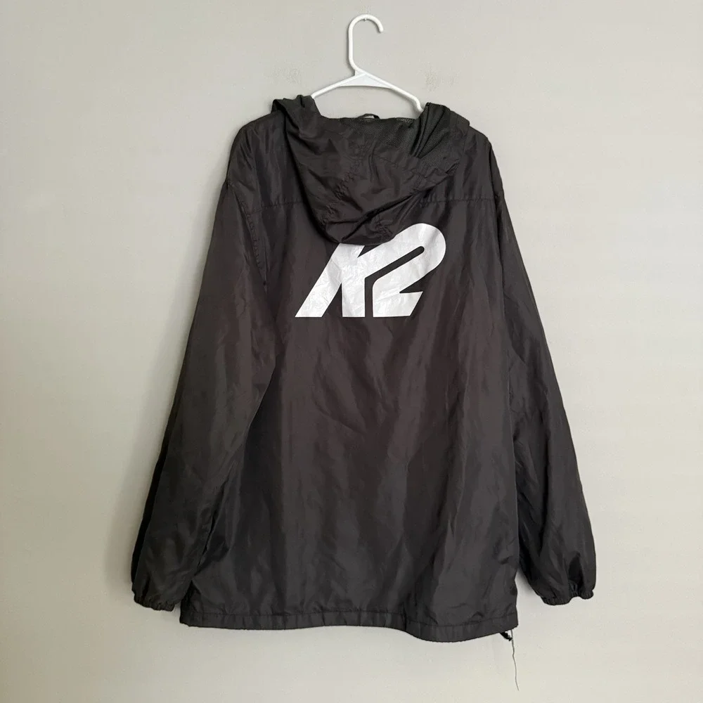 K2 Ski Jacket Windbreaker Men's Size XL Snowboard Black True Northwest Authentic